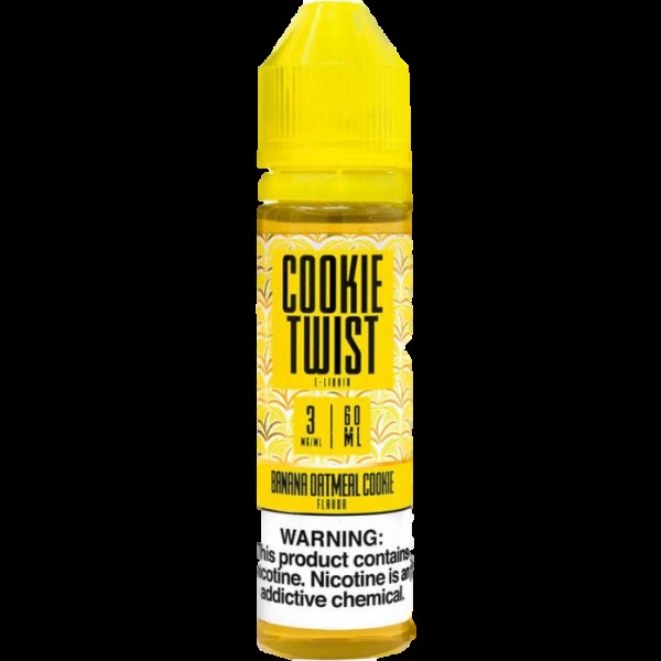 Twist E-Liquid Cookie Twist: Banana Oatmeal Cookie E-liquid 50ml Short Fill