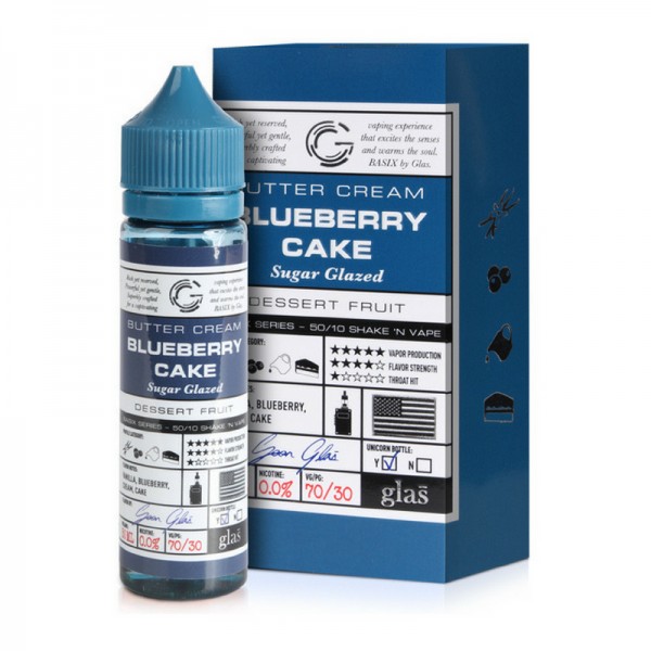 Glas Blueberry Cake E-liquid 50ml Short Fill