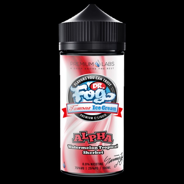 Dr Fog Alpha Ice Cream E-liquid 100ml Short Fill