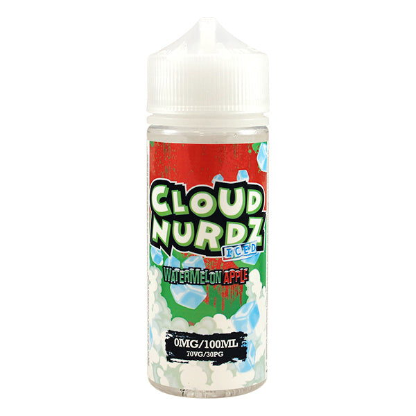 Cloud Nurdz Watermelon Apple Iced 100ml Short Fill