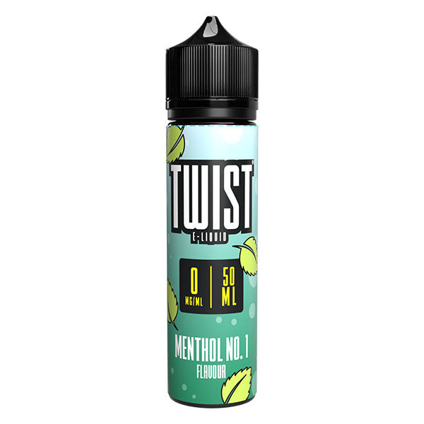 Twist E-Liquid Menthol No. 1 0mg 50ml Short Fill E...