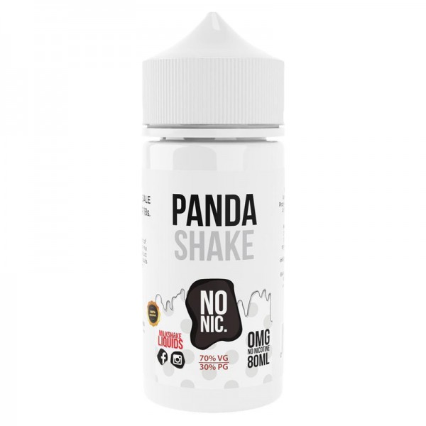 Milkshake E-liquids Panda Shake 0mg 80ml Short Fill E-Liquid