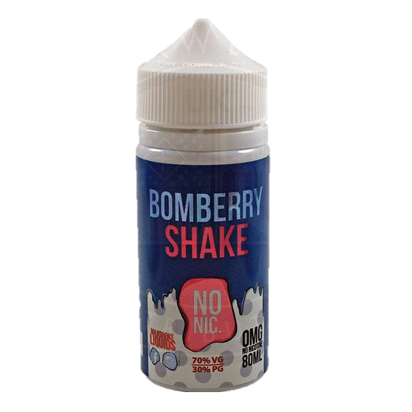 Milkshake E-liquids Bomberry Shake 0mg 80ml Short ...