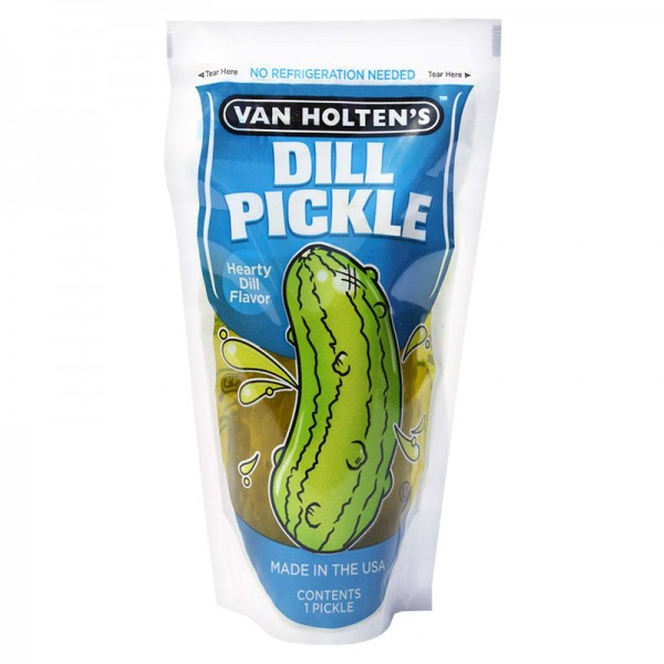 Van Holten's Pickle-In-A-Pouch Jumbo Dill Pick...