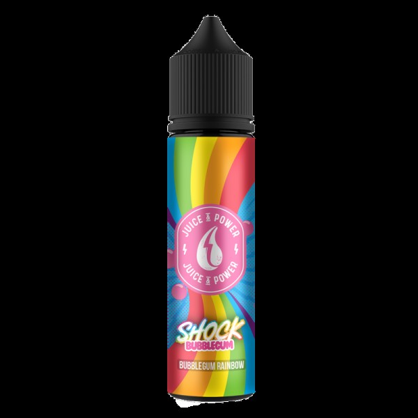 Juice N Power Shock Bubblegum E-Liquid 50ml Short Fill