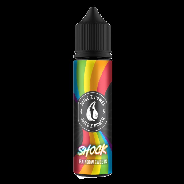 Juice N Power Shock Rainbow E-Liquid 50ml Short Fill