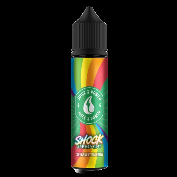 Juice N Power Shock Spearmint E-Liquid 50ml Short Fill DATED 08/22