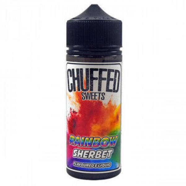 Chuffed Sweets: Rainbow Sherbet 0mg 100ml Short Fi...