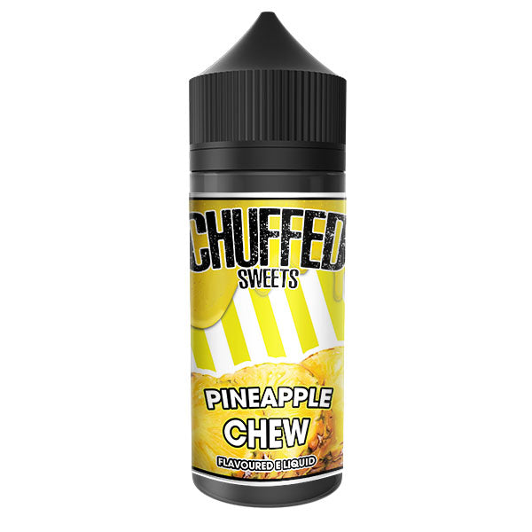 Chuffed Sweets: Pineapple Chew 0mg 100ml Short Fill E-Liquid