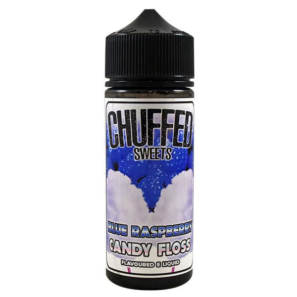 Chuffed Sweets: Blue Raspberry Candy Floss 0mg 100ml Short Fill E-Liquid