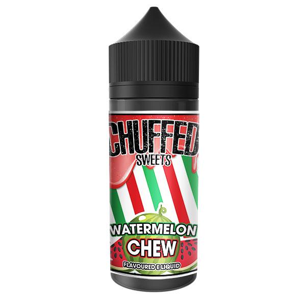 Chuffed Sweets: Watermelon Chew 0mg 100ml Short Fill E-Liquid