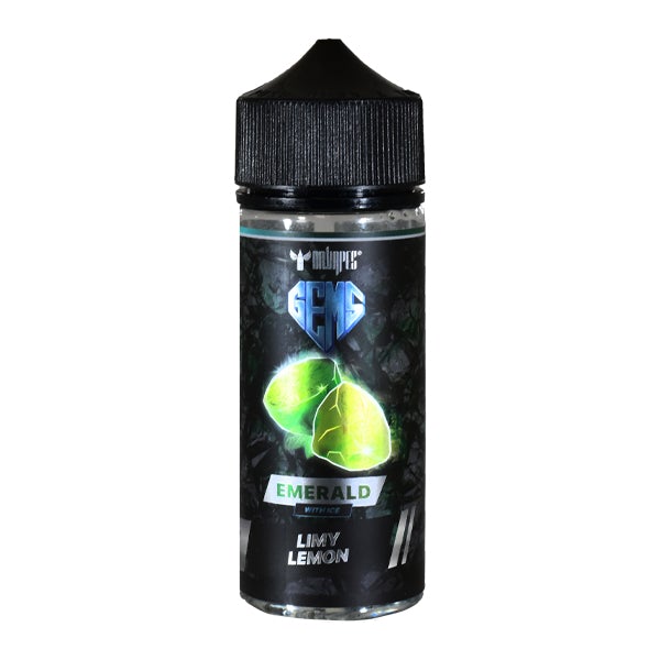 Dr Vapes Gems: Emerald With Ice Lime Lemon 0mg 100ml Short Fill E-Liquid