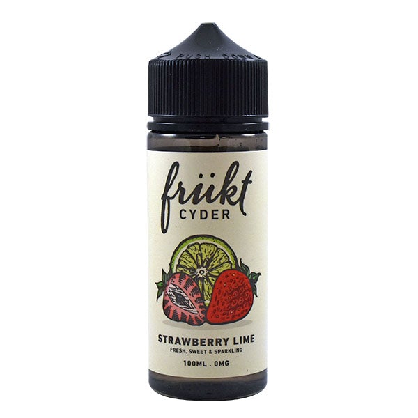 Frukt Cyder Strawberry Lime 0mg 100ml Short Fill E...