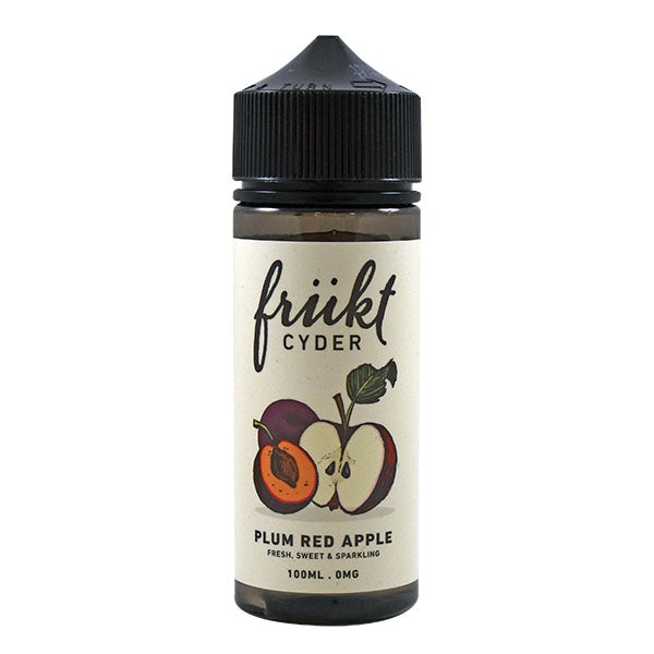 Frukt Cyder Plum Red Apple 0mg 100ml Short Fill E-...