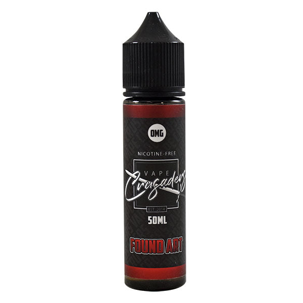 Vape Crusaders Found Art 0mg 50ml Short Fill E-Liquid