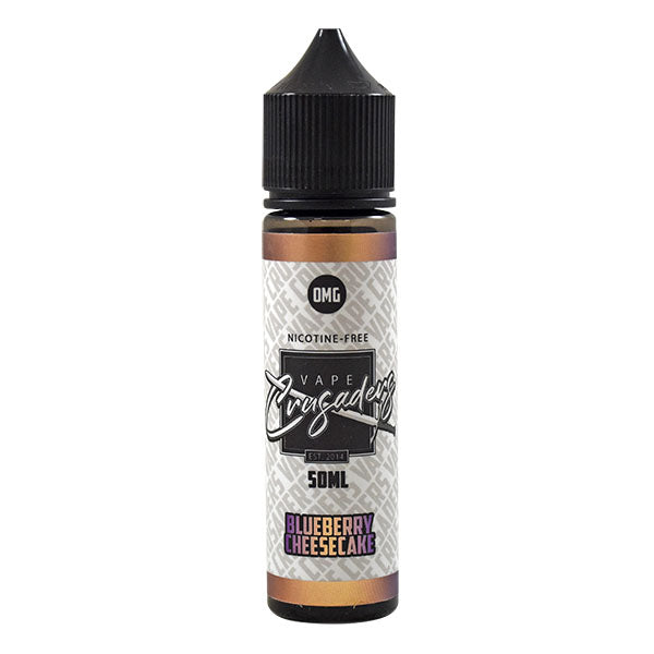 Vape Crusaders Blueberry Cheesecake 0mg 50ml Short Fill E-Liquid