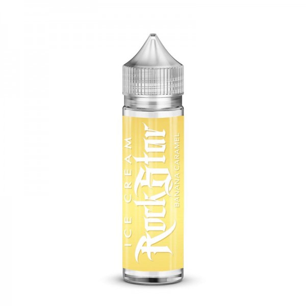 Rockstar Ice Cream Banana & Caramel E-Liquid 50ml Short Fill