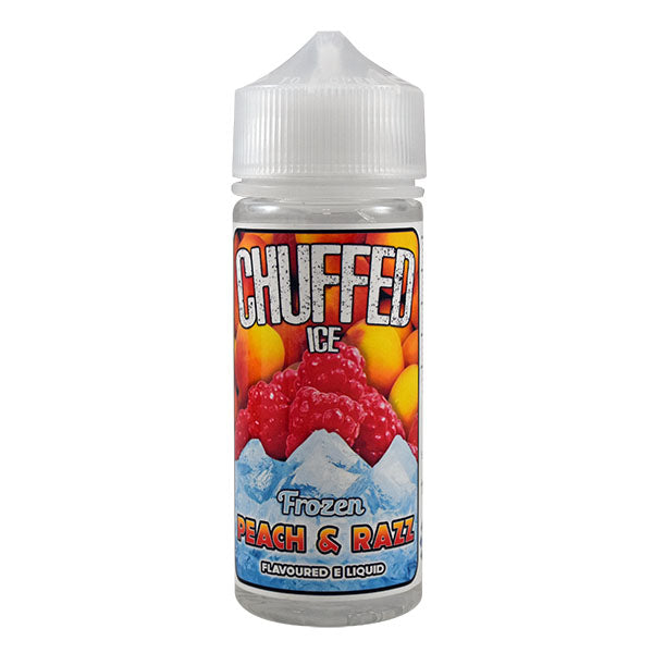 Chuffed Ice: Frozen Peach & Razz 0mg 100ml Short Fill E-Liquid