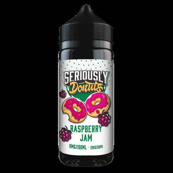 Doozy Vape Seriously Donuts: Raspberry Jam 0mg 100...