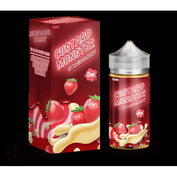 Custard Monster E Liquid – Strawberry – 100ml