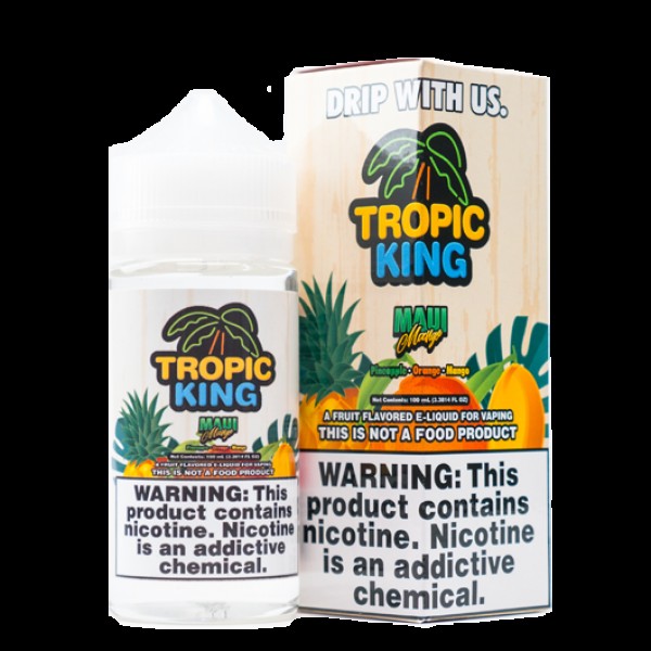 Drip More Tropic King: Maui Mango E-Liquid 100ml Short Fill Out Of Date