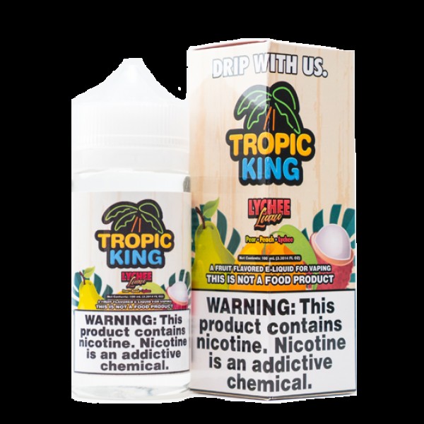 Drip More Tropic King: Lychee Luau E-Liquid 100ml ...