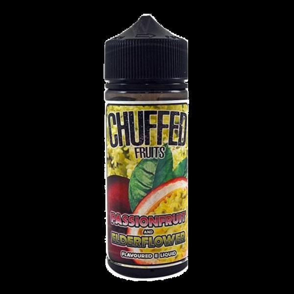 Chuffed Fruits: Passionfruit & Elderflower 0mg 100ml Short Fill E-Liquid