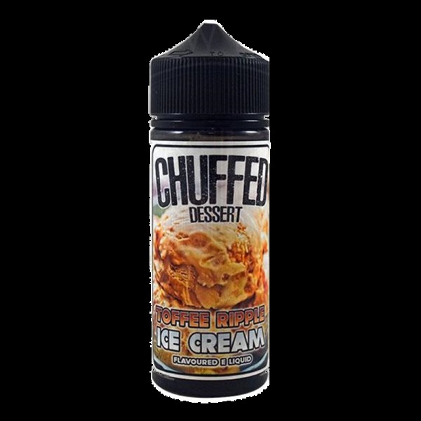 Chuffed Desserts: Toffee Ripple Ice Cream 0mg 100ml Short Fill E-Liquid