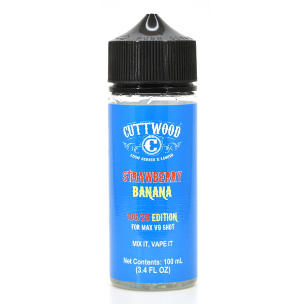 Cuttwood Lush: Strawberry Banana 0mg 100ml Short F...