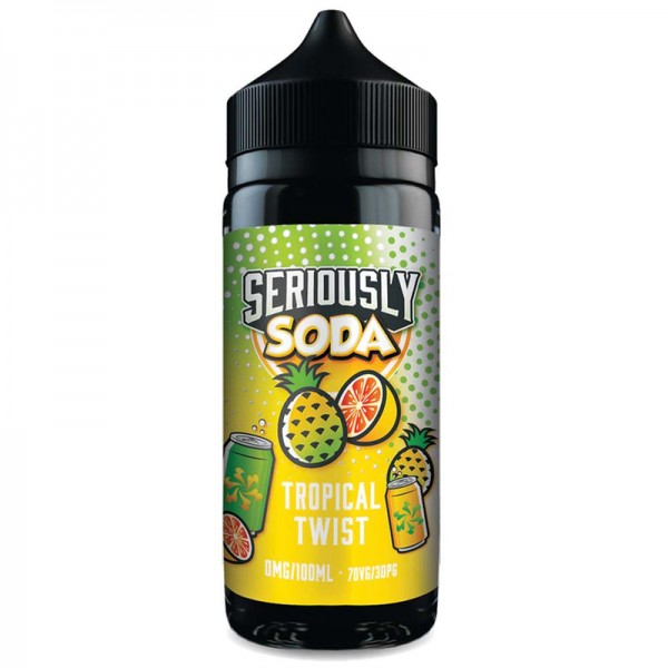 Seriously Soda Tropical Twist 0mg 100ml Short Fill...