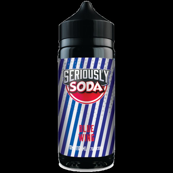 Seriously Soda Blue Wing 0mg 100ml Short Fill E-Li...