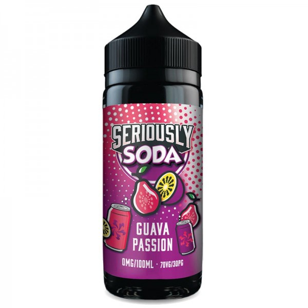 Seriously Soda Guava Passion 0mg 100ml Short Fill ...