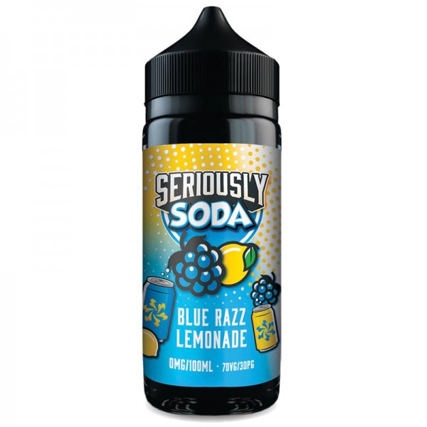 Seriously Soda Blue Razz Lemonade 0mg 100ml Short ...