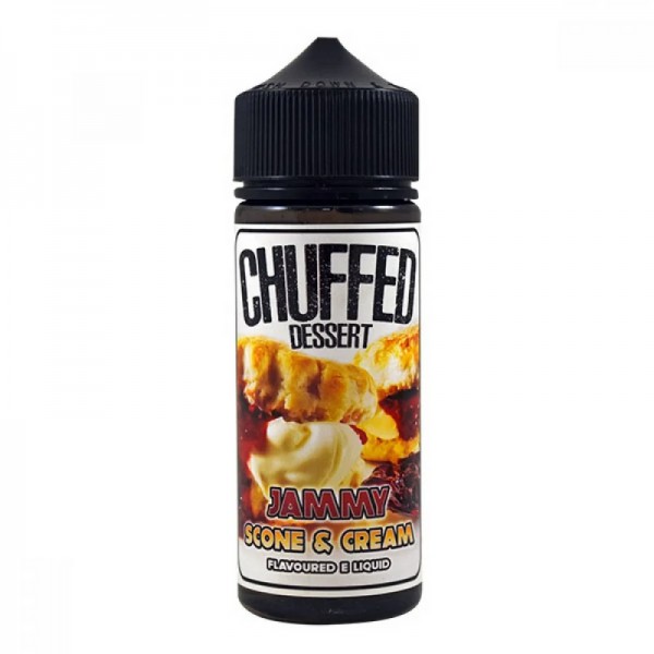 Chuffed Dessert Jammy Scone & Cream 0mg 100ml Short Fill E-Liquid