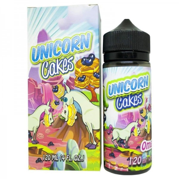 Pancake Man Unicorn Cakes 0mg 100ml Short Fill E-Liquid