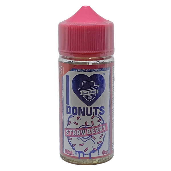 Mad Hatter Juice I Love Donuts Strawberry 0mg 80ml...