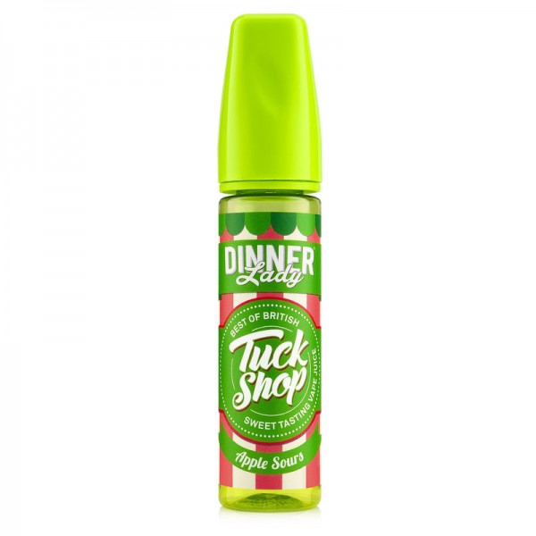 Dinner Lady Tuck Shop: Apple Sours E-Liquid Short Fill