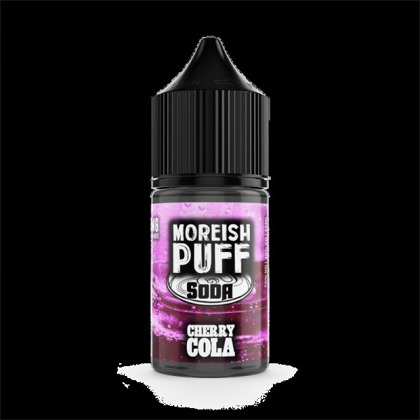 Moreish Puff Soda Cherry Cola 0mg 25ml Short Fill ...