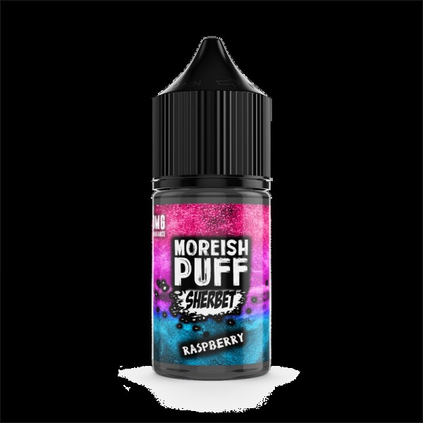 Moreish Puff Sherbet Raspberry 0mg 25ml Short Fill E-Liquid