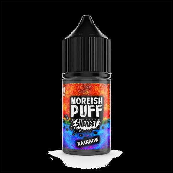 Moreish Puff Sherbet Rainbow 0mg 25ml Short Fill E...