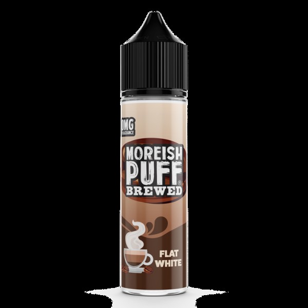 Moreish Puff Brewed Flat White 0mg 50ml Short Fill...