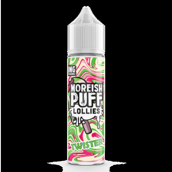 Moreish Puff Lollies Twister 0mg 50ml Short Fill E...