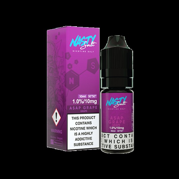 Nasty Juice ASAP Grape Nic Salts 10ml 10mg