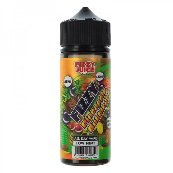 Fizzy Juice Fizzy Pineapple Bubblegum 100ml Short ...