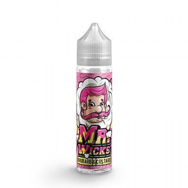 Mr Wicks Rhubarb & Custard 0mg Short Fill - 50ml