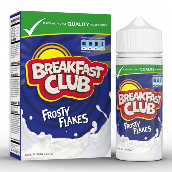 Breakfast Club Frosty Flakes 0mg 100ml Short Fill ...