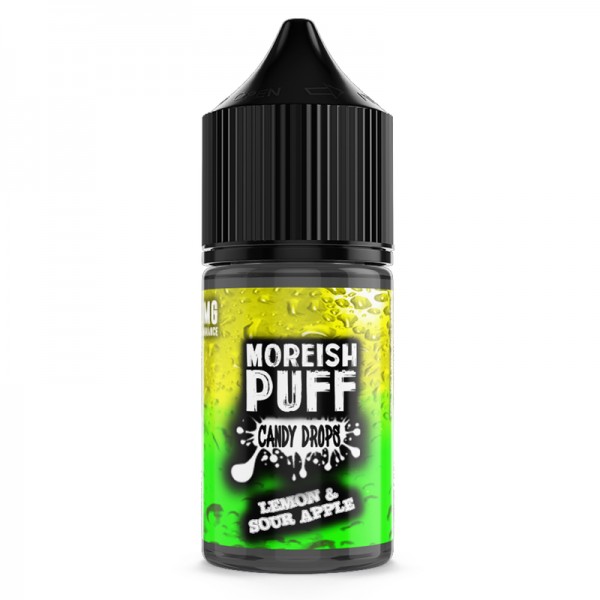 Moreish Puff Candy Drops Lemon & Sour Apple 0mg 25ml Short Fill E-Liquid