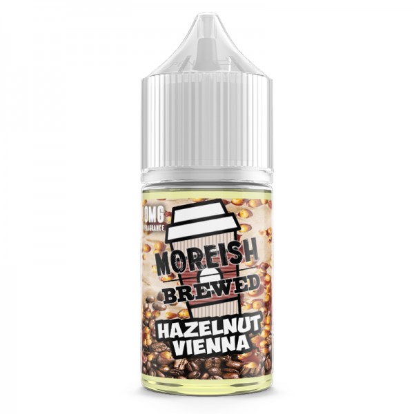 Moreish Puff Brewed Hazelnut Vienna 0mg 25ml Short Fill E-Liquid