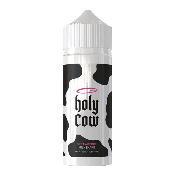 Holy Cow Strawberry Milkshake 100ml Short Fill 0mg