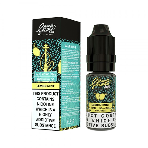 Nasty Juice Shisha Salt: Lemon Mint E-Liquid 10ml